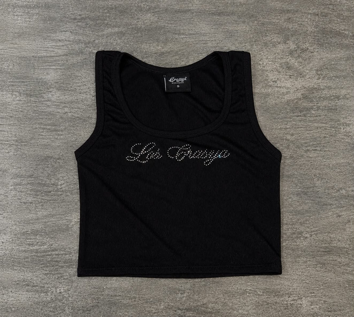 Crop Top for Womens (Rhinestones)