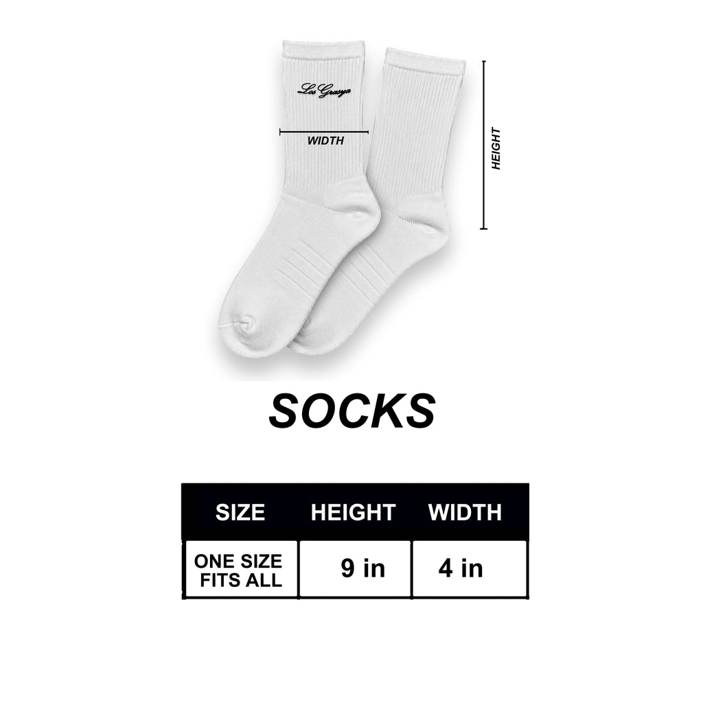 LOS GRASYA HIGH SOCKS (Fully Embroid)