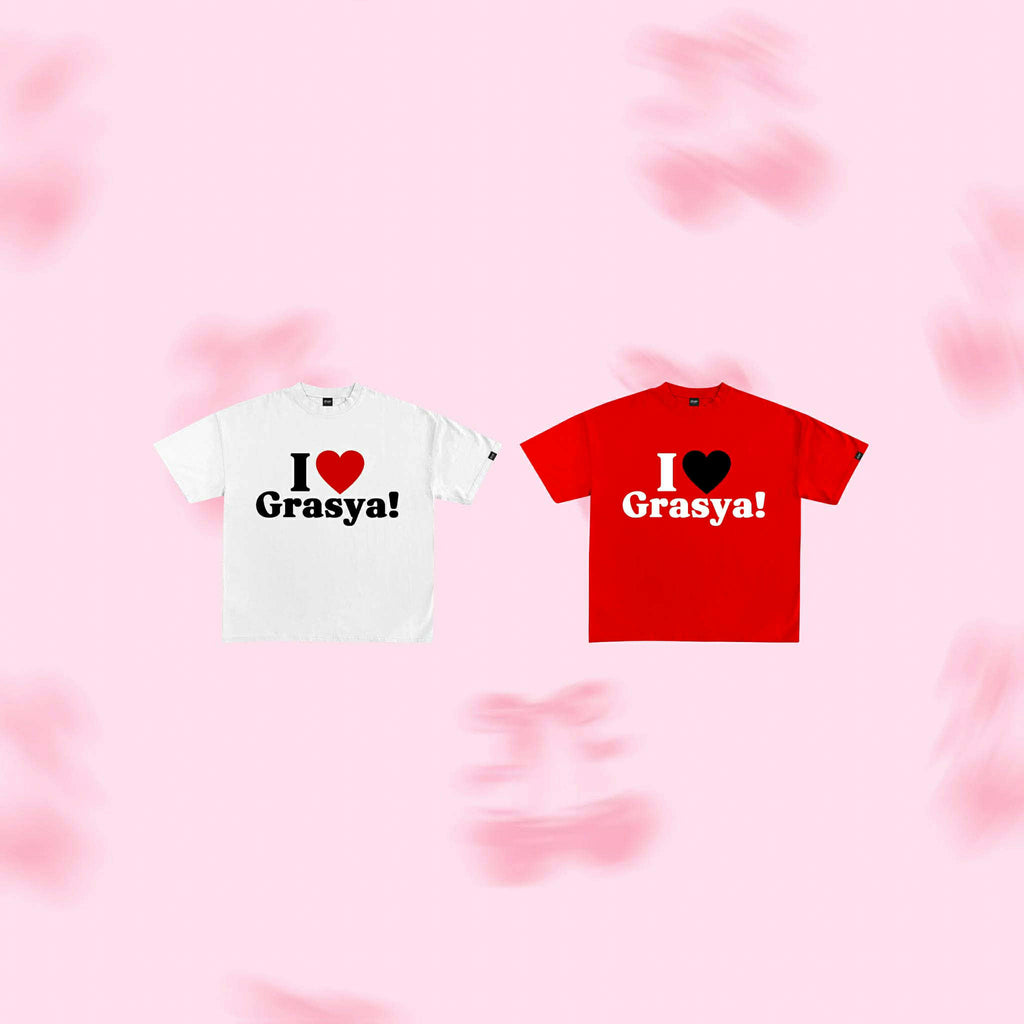 I Love Grasya Valentines Tee (Puff Print)